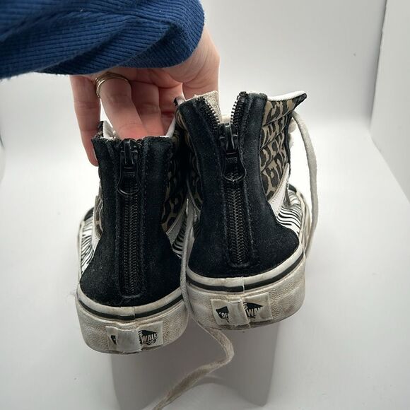 VANS Animal Mix Sk8-Hi Zip Juniors Shoes - Picture 8 of 10